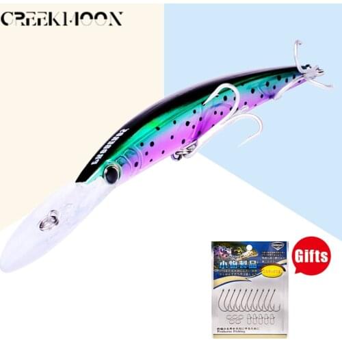 10pcs/lot 17cm 26g Minnow Artificial Hard Bait Fishing Lure Floating Wobblers Lures Crankbait Pike Wobbler Baits 2/0# Fish Hooks