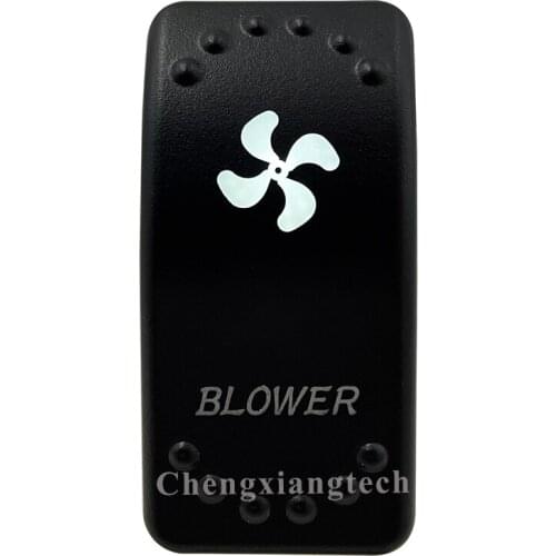 12v/24v Car Boat BLOWER Rocker Switch White Led 3 Pin SPST On Off Replacement for Carling ARB STYLE Waterproof IP66