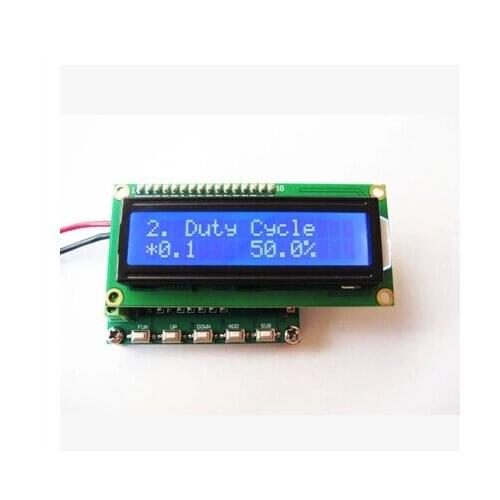Free Shipping! 1pc Multifunctional adjustable pulse generator output phase two servo control signal frequency meter