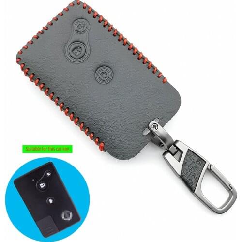 Car Genuine Leather Remote Control Car Keychain Key Cover Case for Nissan Teana (Old Model) Key Protect Cover Shell