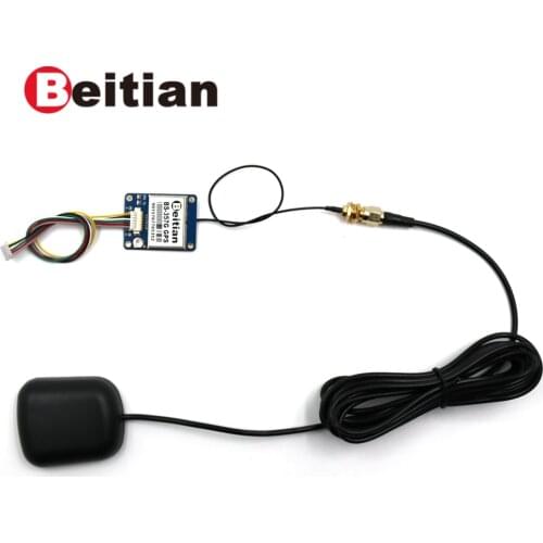 BEITIAN GPS module + extra GPS antenna TTL level 9600bps FLASH NMEA-0183 BS-357G