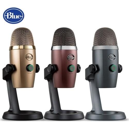 Blue Yeti Nano USB microphone condenser digital microphone recording live broadcast mic plug and play compatible Mac and PC