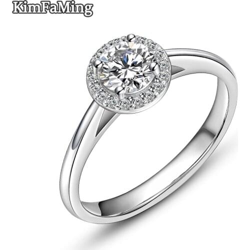 Beautiful Women Classic Ring in Silver 925 Jewelry Wedding Party GR084