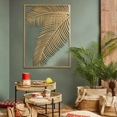 Porch Living Room Home Wrought Iron Wall Hanging Modern Style Wall Hanging Metal Wall Decoration Custom Bedroom Wall Hanging