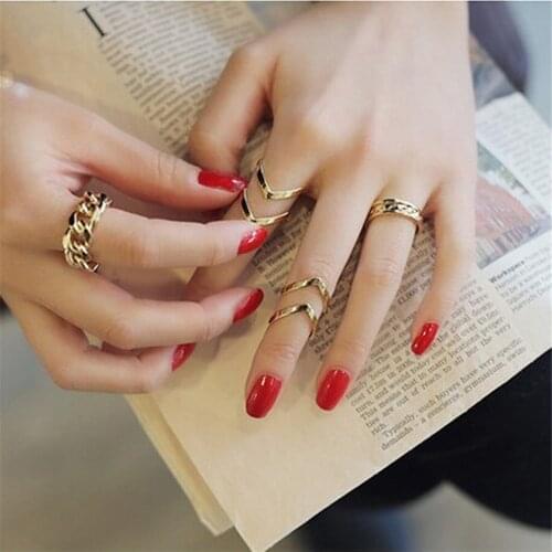 NEW Engagement Ring For The Female Couples Handmade Ring Jewelry Fashion Irregular Geometry Of Valentines Day Gift