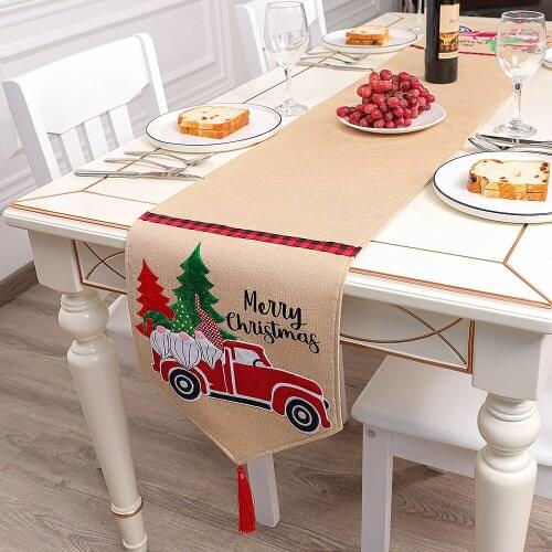 New Christmas linen table flag flow suzu living room Nordic American table coffee table TV table flag custom