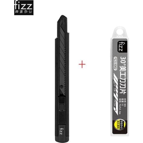 Нож Fizz Aluminum alloy utility knife Metal blade self-locking design sharp angle with fracture knife cutter Cuchillo de uso