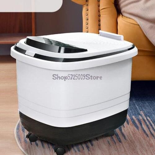 Foot Bath Full Automatic Massage Foot Bath Electric Heating Foot Soaking Bucket Household Foot Therapy Artifact Constant