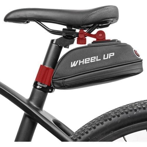 Bicycle Saddle Bag Waterproof Mountain Bike Tube Rear Tail Seatpost Bag Reflective Cycling Bike Storage Bag Ciclismo Accessories