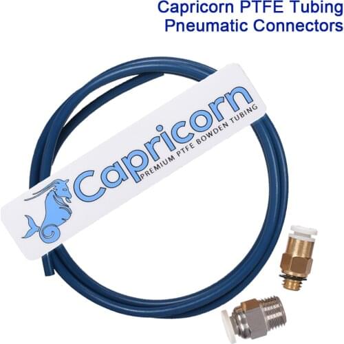 Capricorn Bowden PTFE Tubing XS Series Teflonto 1M PC4 M6 Quick Fitting Straight Pneumatic Fitting Connector 3D Printer Parts