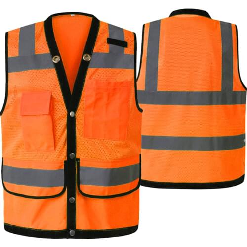 Night Cycling Safety Vest Women High Visibility Reflective Motorcycle Vest Men hi vis Workwear Vest Jacket Waistcoat