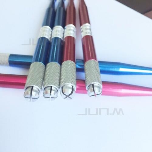 10Pcs Professional Tebori Pen Microblading Pen Tattoo Machine For Permanent Makeup Eyebrow Tattoo Manual Pen Free Shipping