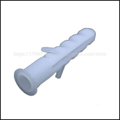 1000PCS EN-06 Screw 4*32mm Expand plugs PE plastic expansion pipe climbing wall tiger-shaped expansion wall plug bolt plastic