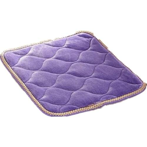 4PCS/lot Soft Square Chair Sit Pads Office Stool Mat Driver Seat Home Decor Sitting Pillow Dining Room Kitchen Decor Cushion