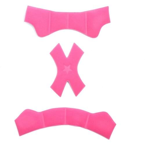 Helmet Inner Padding Foam Pads Kit Blue-Pink Sealed Sponge Protective Liner Cushion Mat for Motorcycle Motocross Cycling Riding