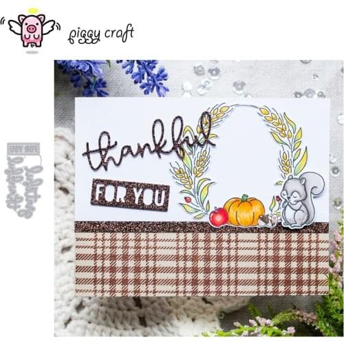 Piggy Craft metal cutting dies cut die mold Letter decoration Scrapbook paper craft knife mould blade punch stencils dies