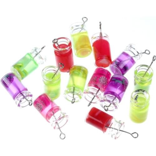 LF 10Pcs Mini Resin Drank Cup Decoration Crafts Flatback Cabochon Figurines & Miniatures For Home Decoration Accessories Modern