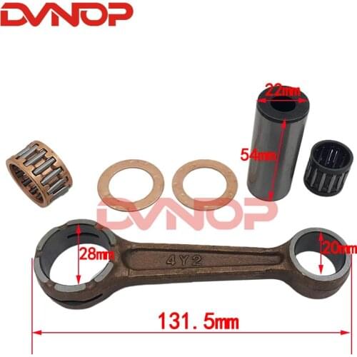 Motorcycle DT125 DT175 DTK125 RS125 RD135 crankshaft connecting rod for Yamaha 125cc 135cc 175cc with needle bearing