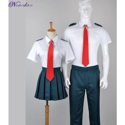 Boku no Hero Academia My Hero Academia Uniform Midoriya Izuku Bakugou Katsuki Ochaco Uraraka Shoto Todoroki Cosplay Costume