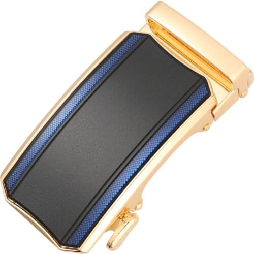 Mens Business Alloy Automatic Buckle Unique Men Plaque Belt Buckles for 3.5cm Ratchet Designer Belts Luxury Belt G136-24483