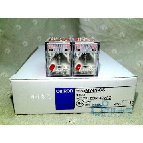 MY4N-GS AC220V replace MY4N-J Omron 100% new and original
