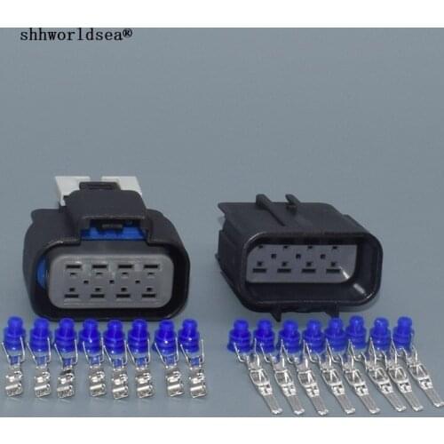 Shhworldsea 8 Pin 15326654 15326655 Waterproof Connector Headlight Cable Wire Sockets Female Male Car Connector Plug For BUICK