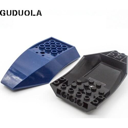 Guduola Special Bricks Slope 2x6x10 Curved Inverted (47406) MOC Brick Building Block DIY Educational Toys Parts 5pcs/LOT