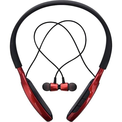 Bluetooth 5.0 Hanging Neck Stereo Sports In-ear Earbud Earphone Bass Headphone