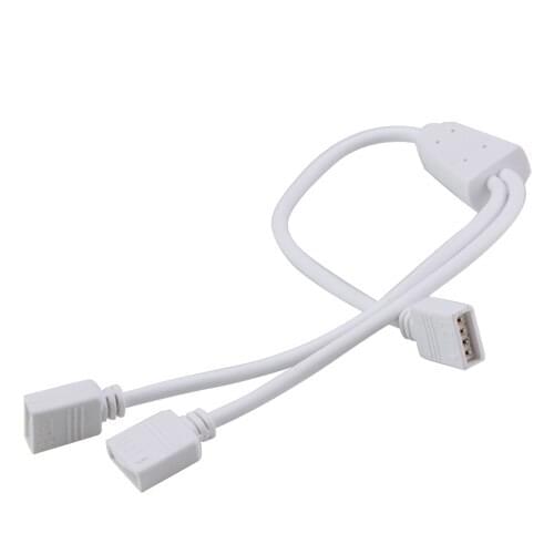 Led Strip Light Connector split Two in one RGB LED strips extension cable with 4 pin connector for 5050 3528 Led RGB Tape Lights