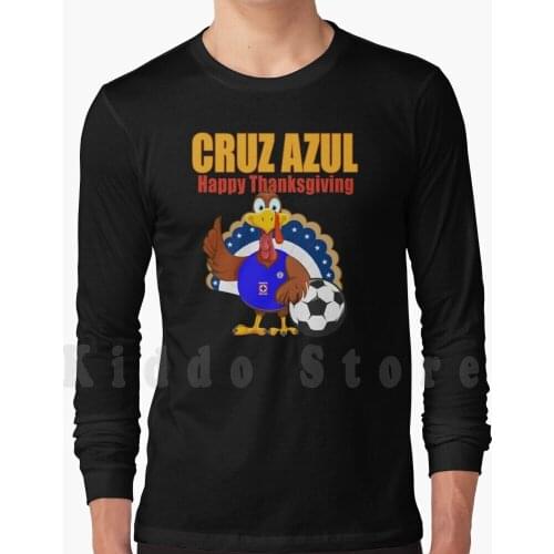 Cruz Azul Mexican Team With Football Thanksgiving Gift Hoodie Long Sleeve Cruz Azul America Club America