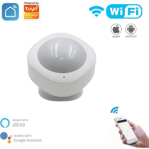 WiFi Human Body Sensor Wireless Smart Body Movement PIR Motion Sensor Tuya Smart Life App Control Home Security Alarm System