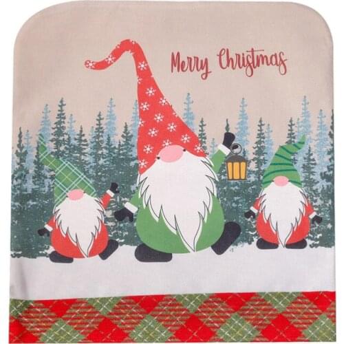 Fun and Practical Santa Claus Chair Cover Christmas Decoration for a Back Chair