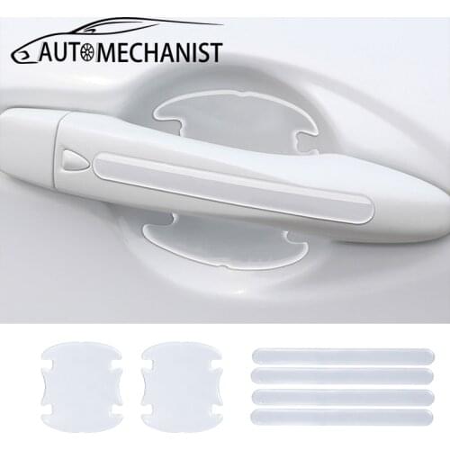 Car Door Handle Protection Stickers Universal Wrist Of Door Bowl Film Auto Anti-Scratch Handle Sticker Car Protector Accessori