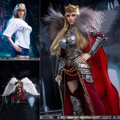 In Stock 1/6 Collectible Full Set Super Seminary Queen/Crown/Casual Angel Version Yan 12 inch Action Figure Doll Model