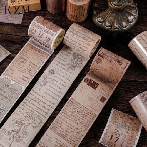 1pcs Washi Tape Set Masking Tape Decorative Tape Washi Tapes Washitape Journal Stickers Vintage Whasi Tape Scrapbooking
