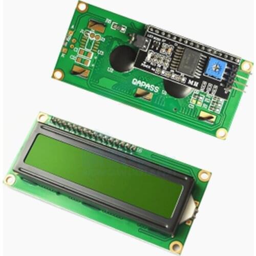 10pcs LCD1602+I2C LCD 1602 module Blue /yellow green screen IIC/I2C LCD1602 IIC LCD1602 Adapter plate