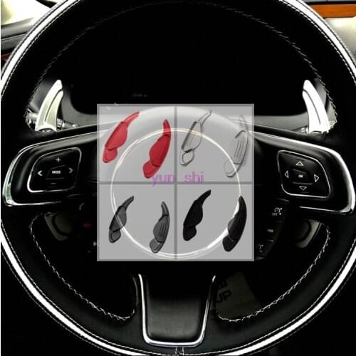 5 colors Car Steering Wheel Paddle Shift Paddle Shifter DSG For Jaguar XF XFL XE XJ XJL F-TYPE F-PACE etc Accessories