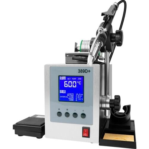Automatic soldering machine 250W high power foot fed soldering iron 389d high frequency constant temperature soldering station
