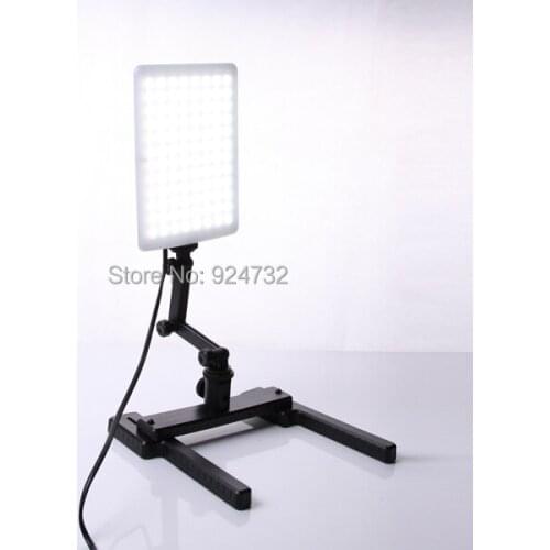 CN-T96 5600K 96PCS LED Light Lamp 18W with Mini Shooting Bracket Stand Set Kit in Photographic Lighting