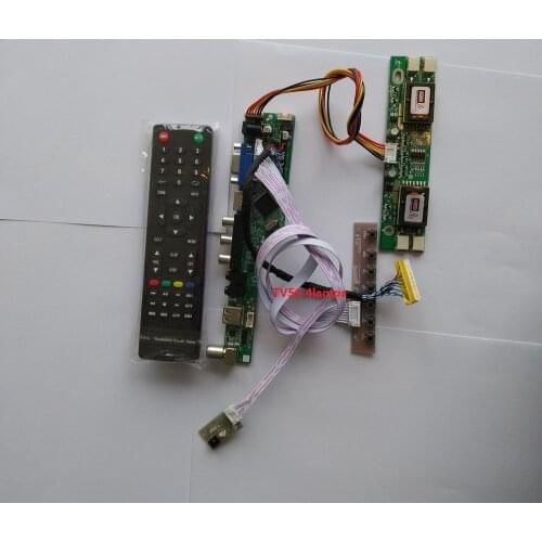 For LTM190M2-L31 1440X900 19" 30pin AV TV card kit LCD Digital Signal 4 lamps Resolution Controller Board Interface USB