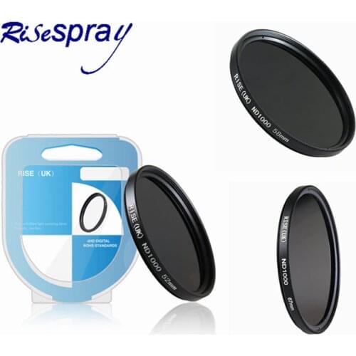 Camera filter 49mm/52/55/58/62/67/72/77mm Neutral density ND 1000 ND1000 filter For Canon Nikon D3400 1100D 700 D