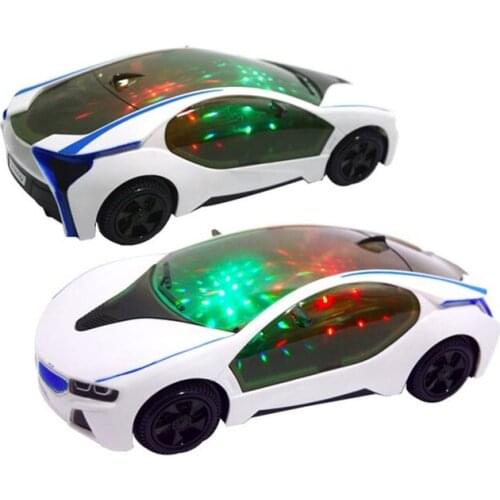 3D LED Flashing Light Car Toys Music Sound Electric Kids Children Gift Toy Childrens Car Toys