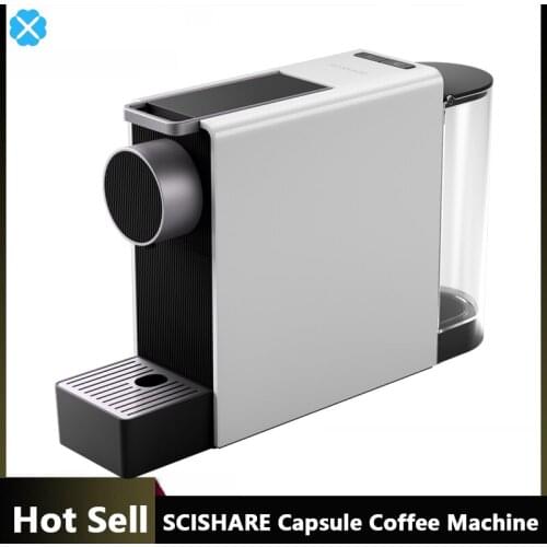 SCISHARE Capsule Coffee Machine Espresso Mini Coffee Maker Hot and Cold Electric Coffee Powder Making Machine 19 Bar Pressure