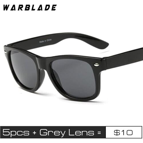 Wholesale New Children Sunglasses Kids Boy Girl Sun Glasses Plastic Frame 8 Colors Cute Cool Goggles UV400 Gafas 5pcs/lot