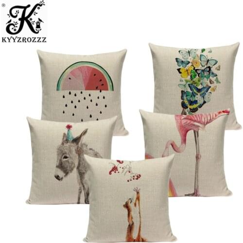 Pop geometry cushion decorative cushion covers Monkey Horse Custom home cushions cushion cover Dropshipping throw pillows