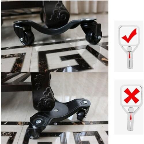 Durable Easy Moving System Roller Riser for bulky 3 Wheel Furniture Dolly Triangle Mover Heavy Furniture Moving Rollers