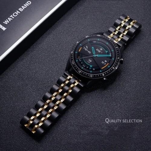 20/22mm watch band For Samsung galaxy watch active 2 Strap 44mm 40mm Metal stainless steel bracelet galxay watch 3 4 45mm 46mm