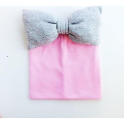 Toddler infant Kids baby cotton colorful big bow tie hat cap beanie for girls Butterfly Knot Melamed photograph props