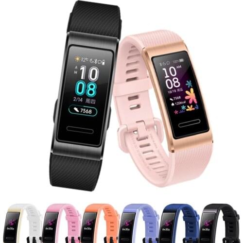 Suitable for Huawei Band 3 Pro Huawei Band 3/Huawei 4pro Silicone Bracelet Watch Smart Watch Replacement Wristband Accessories