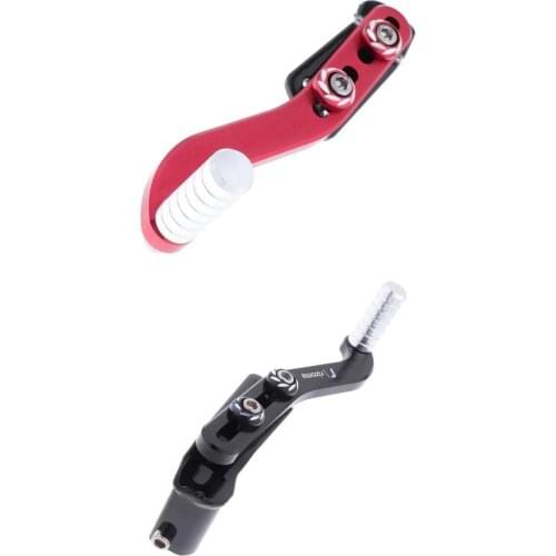 CNC Alloy Folding Gear Shift Shifter Lever for Motorcycle Scooter Black+Red Colorful hign quality alloy